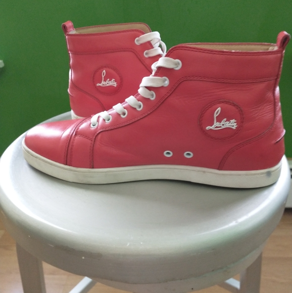 Authentic Christian Louboutin Flat Calf Sneakers - Picture 2 of 9